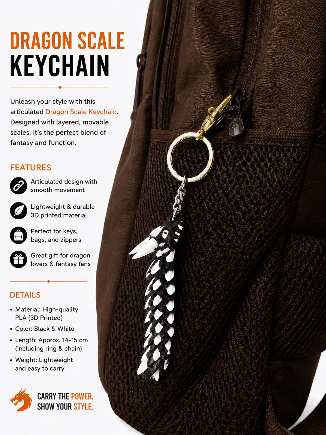 Dragon Keychain