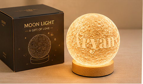 Customized moon lamp ( Warm light )